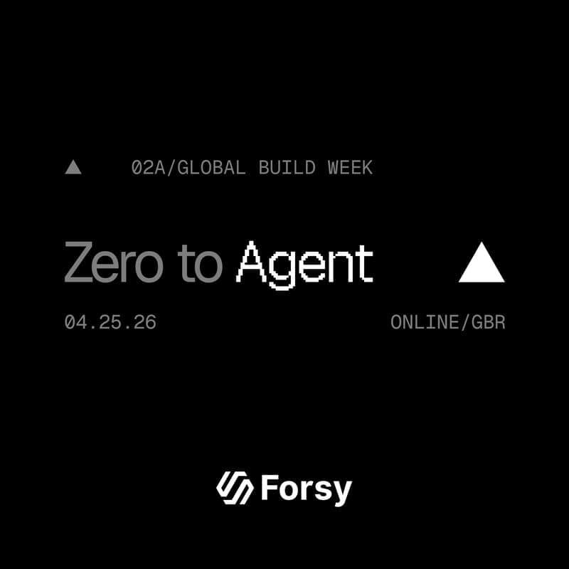Zero to Agent: Forsy x Vercel — Virtual, Virtual